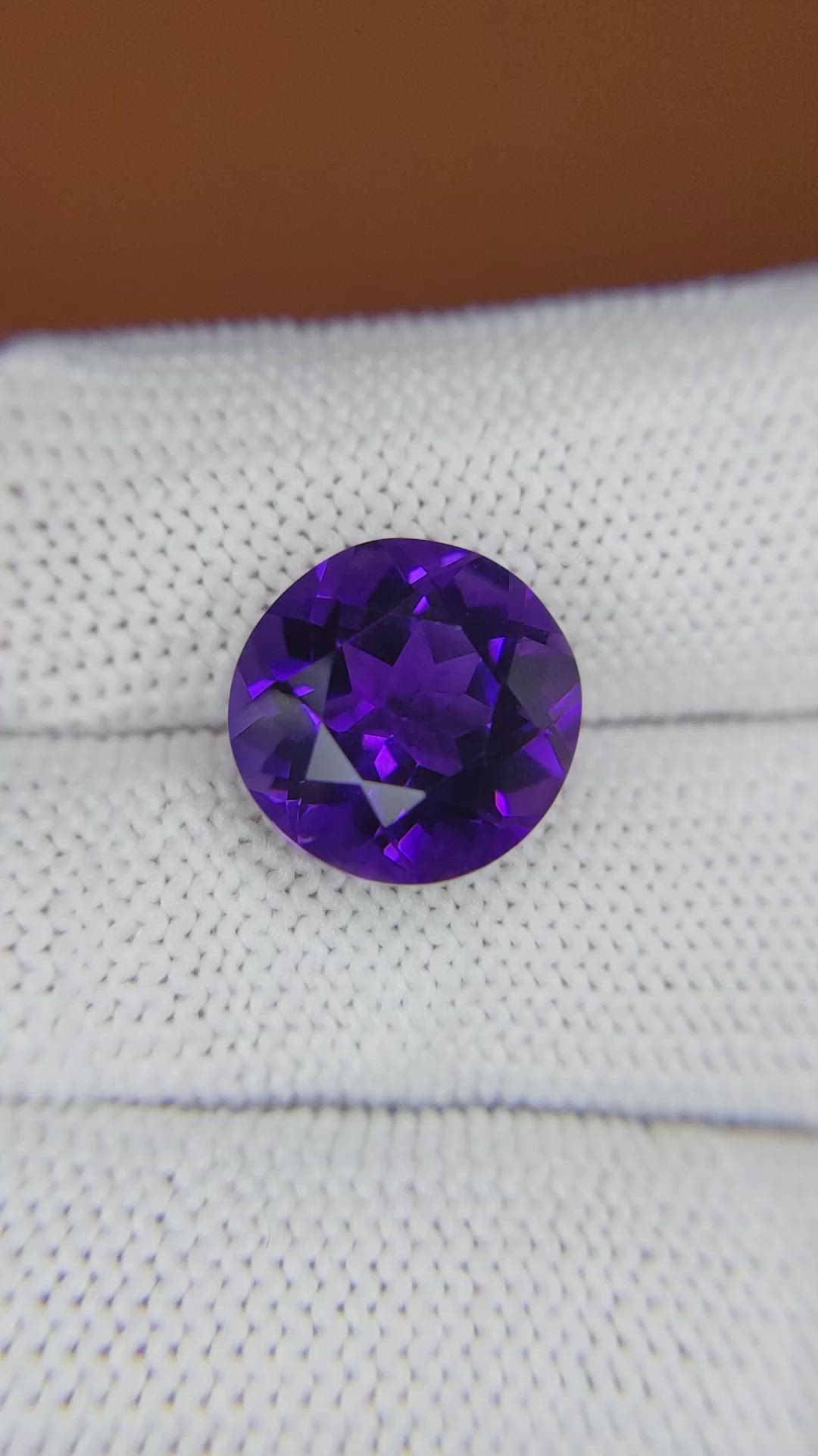 6.75 Ct. Purple Amethyst from Brazil Size Video