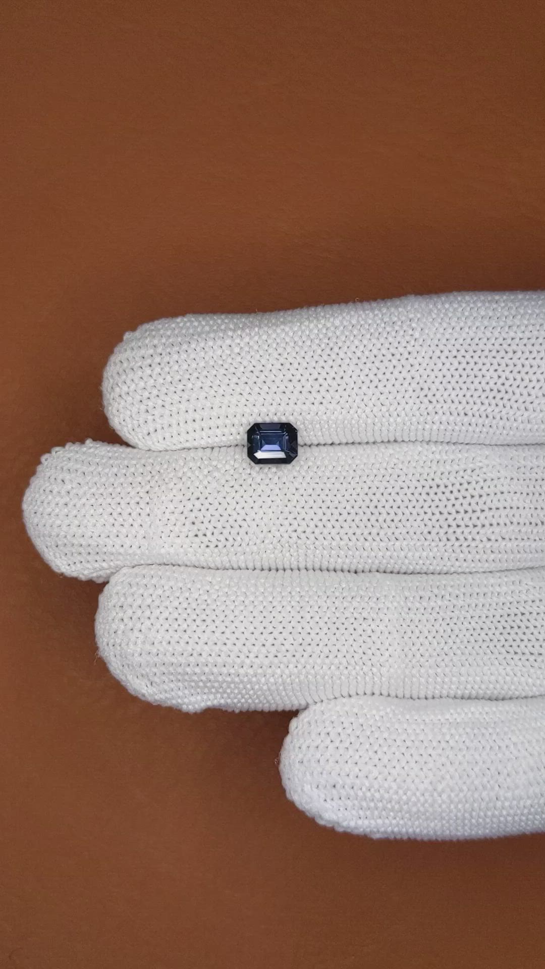 1.04 Ct. Blue Spinel from Ceylon (Sri Lanka) Size Video