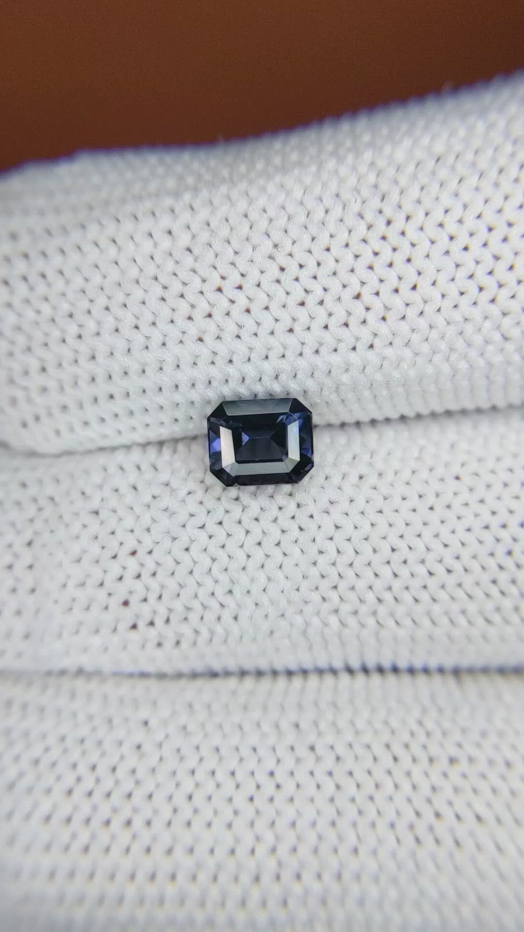 1.04 Ct. Blue Spinel from Ceylon (Sri Lanka) Size Video