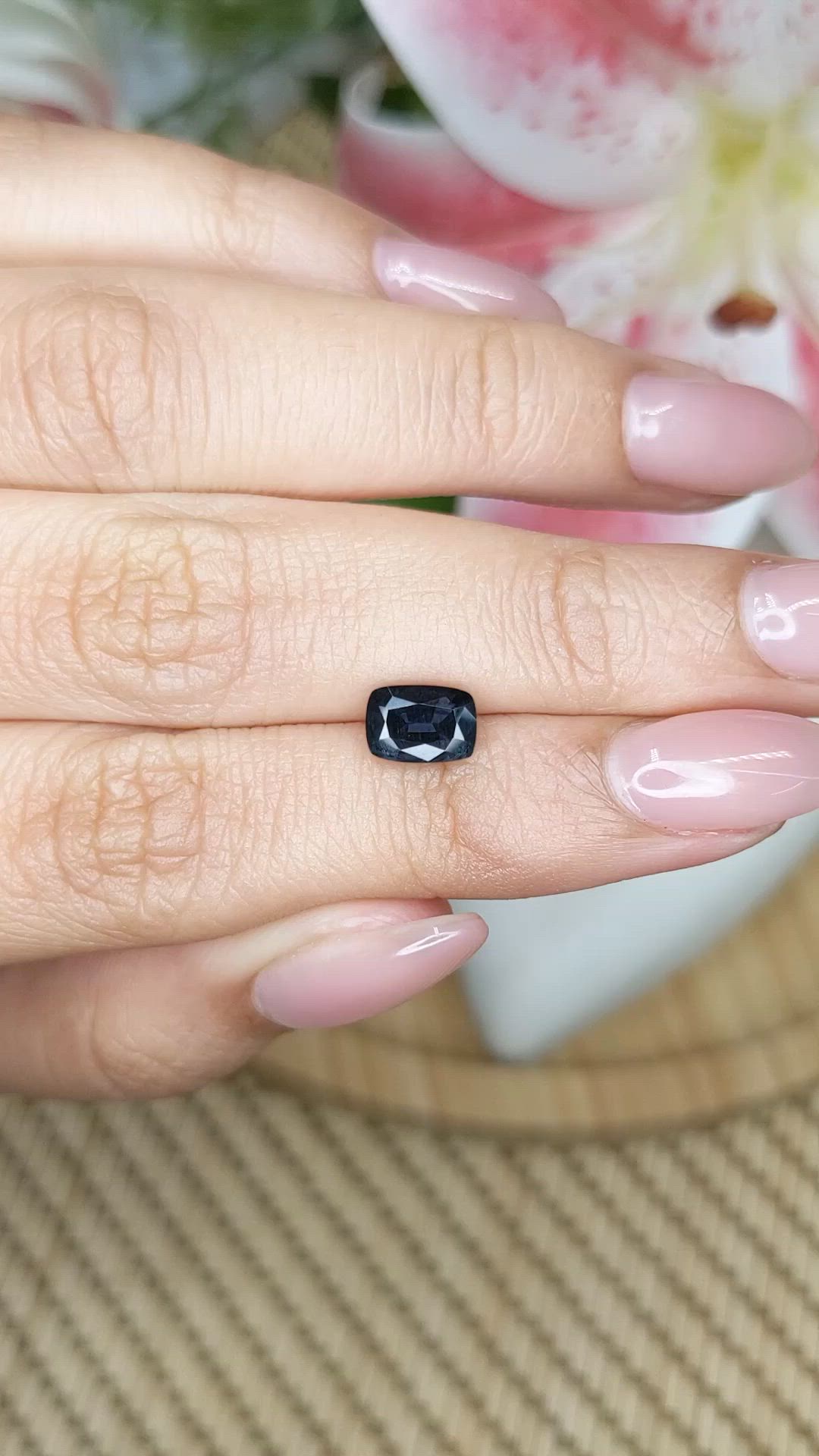 1.49 Ct. Purple Spinel from Ceylon (Sri Lanka) Size Video