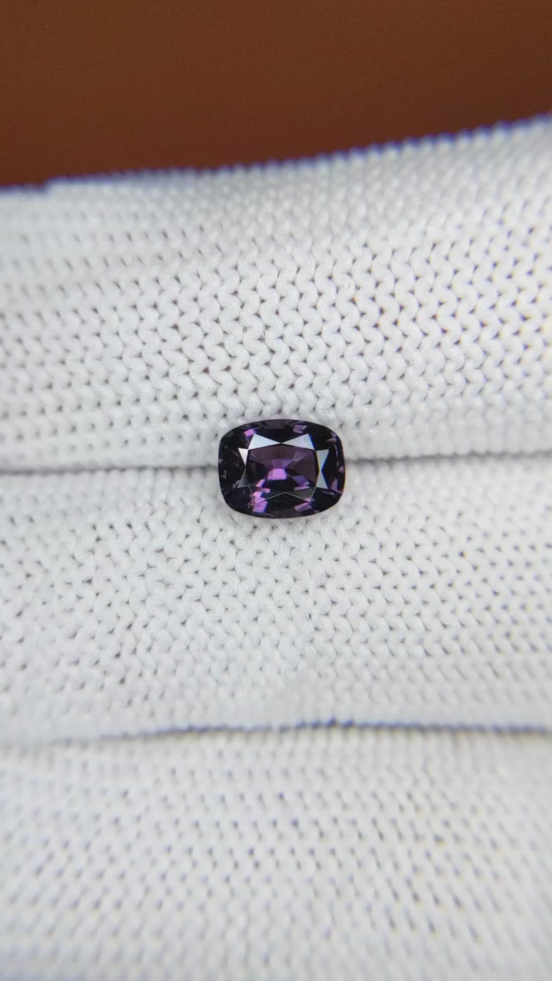 1.14 Ct. Purple Spinel from Ceylon (Sri Lanka) Size Video