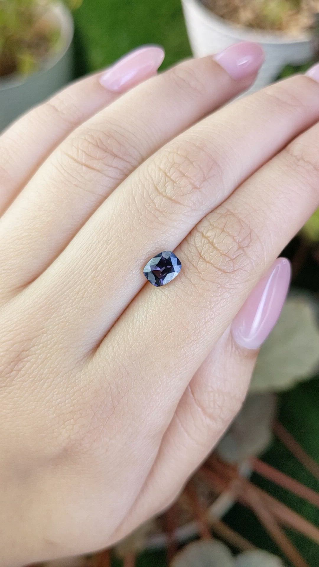 1.14 Ct. Purple Spinel from Ceylon (Sri Lanka) Size Video
