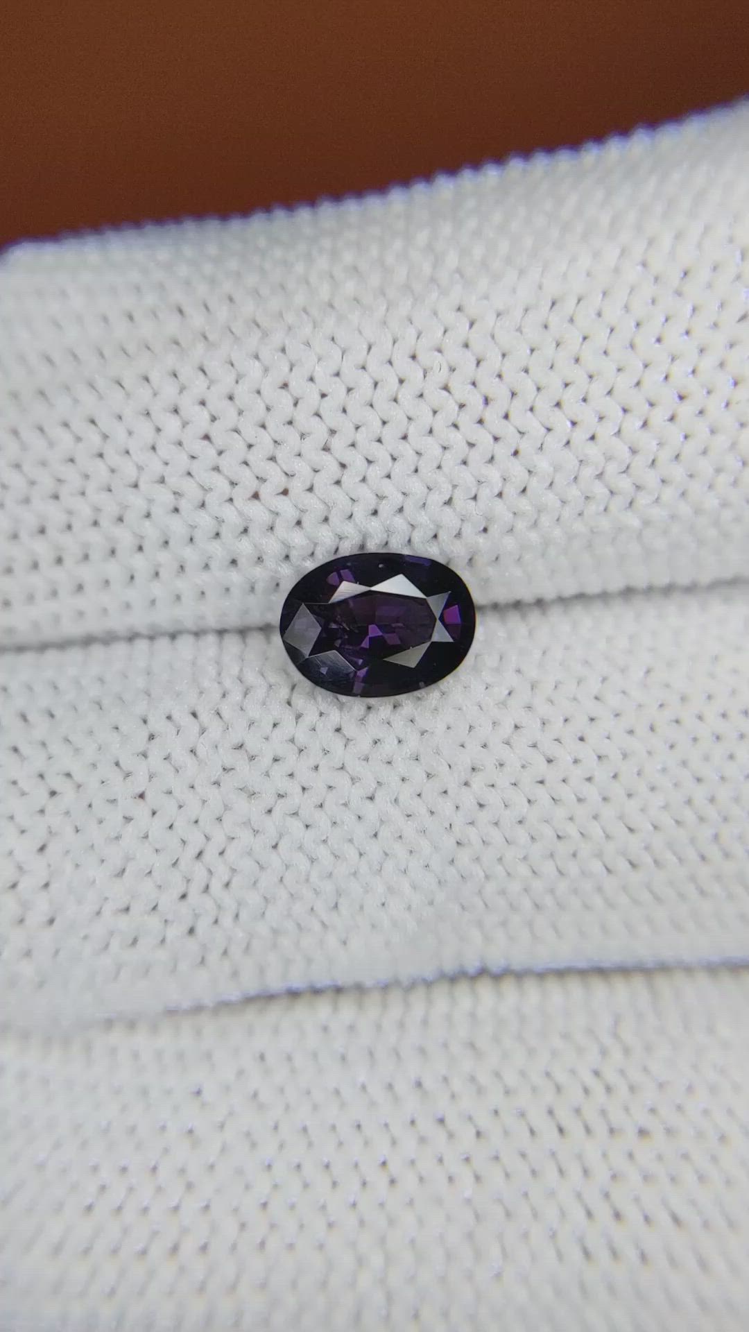 1.03 Ct. Purple Spinel from Ceylon (Sri Lanka) Size Video