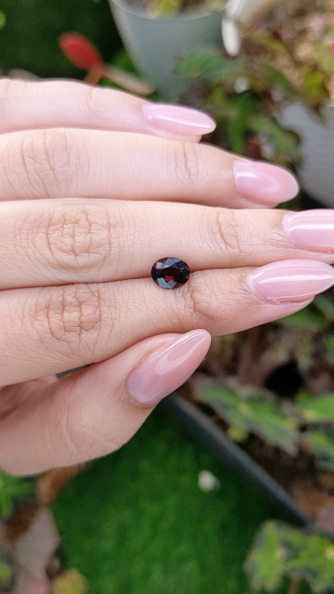 1.13 Ct. Red Spinel from Ceylon (Sri Lanka) Size Video