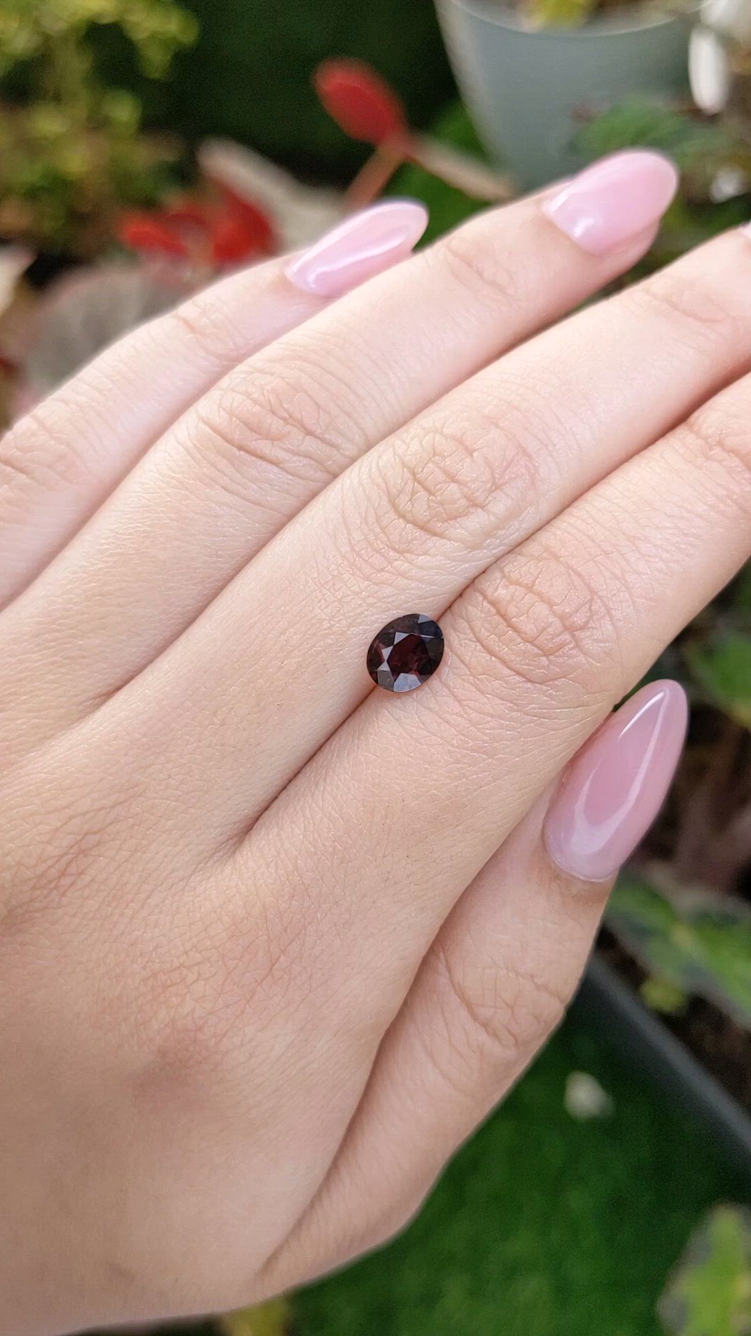 1.13 Ct. Red Spinel from Ceylon (Sri Lanka) Size Video