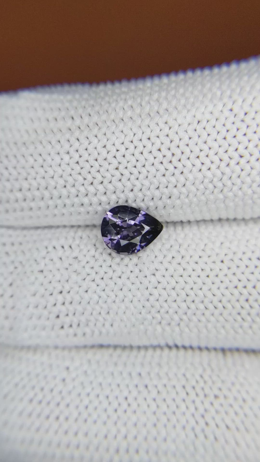 0.88 Ct. Purple Spinel from Ceylon (Sri Lanka) Size Video