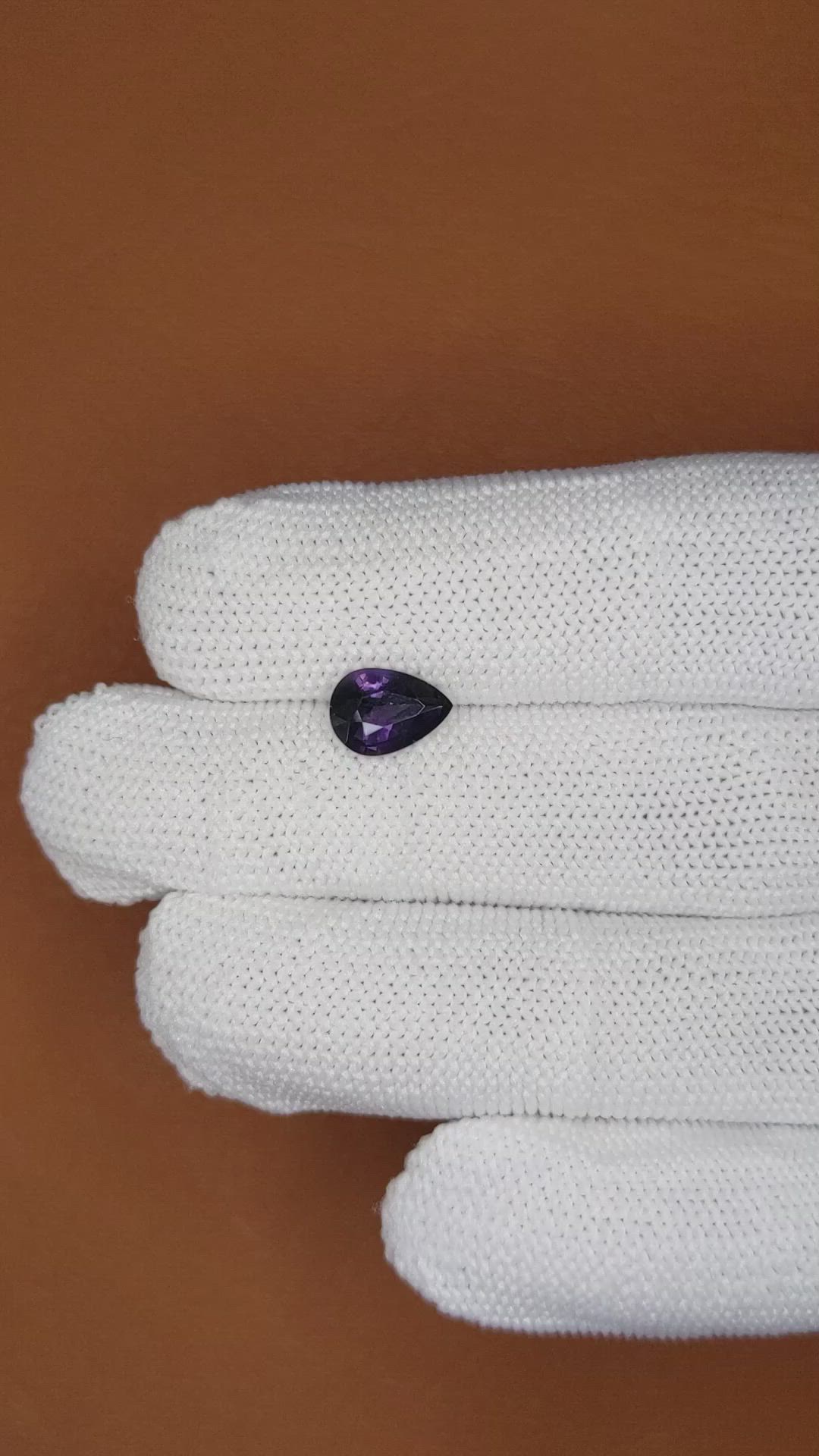 1.39 Ct. Purple Spinel from Ceylon (Sri Lanka) Size Video