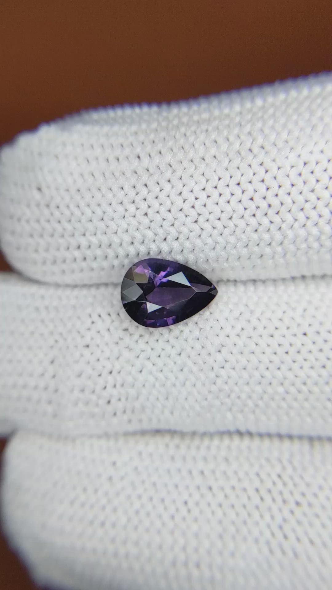 1.39 Ct. Purple Spinel from Ceylon (Sri Lanka) Size Video