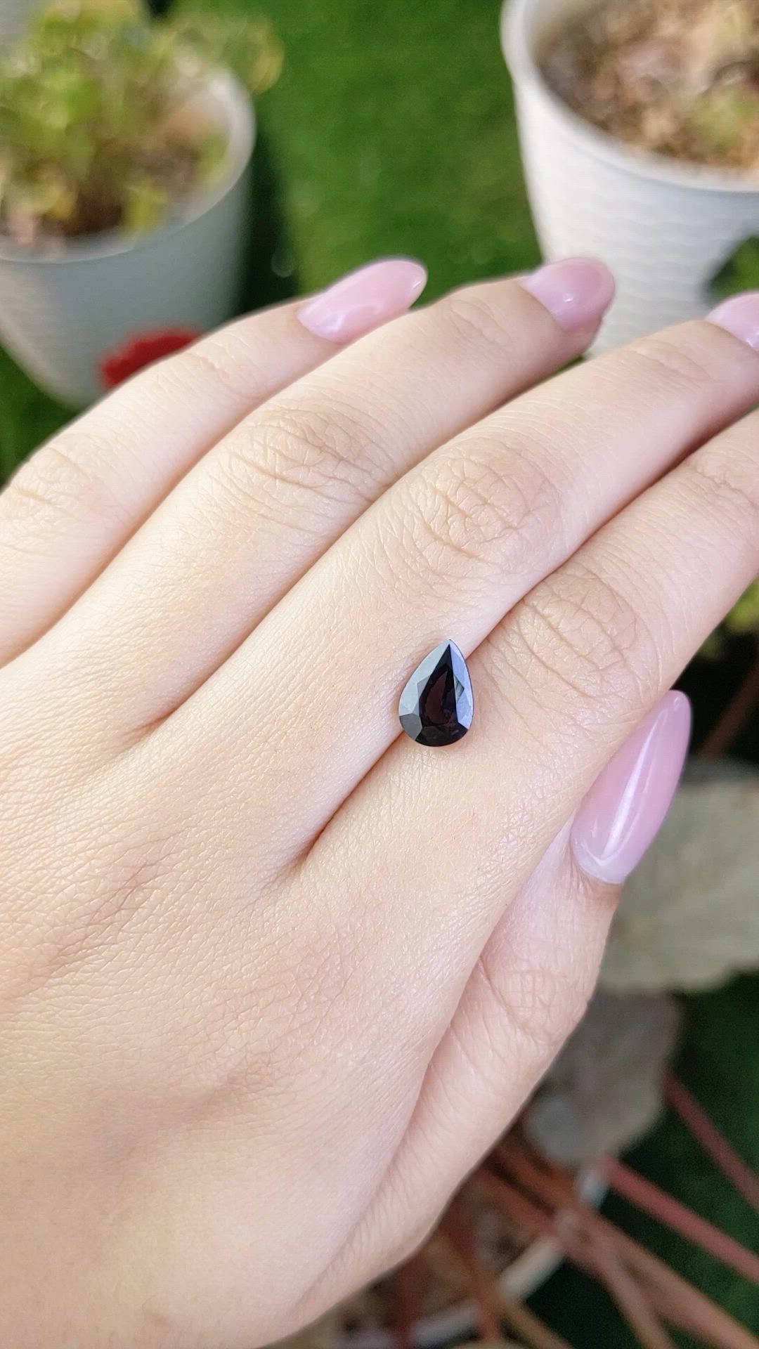 1.72 Ct. Purple Spinel from Ceylon (Sri Lanka) Size Video