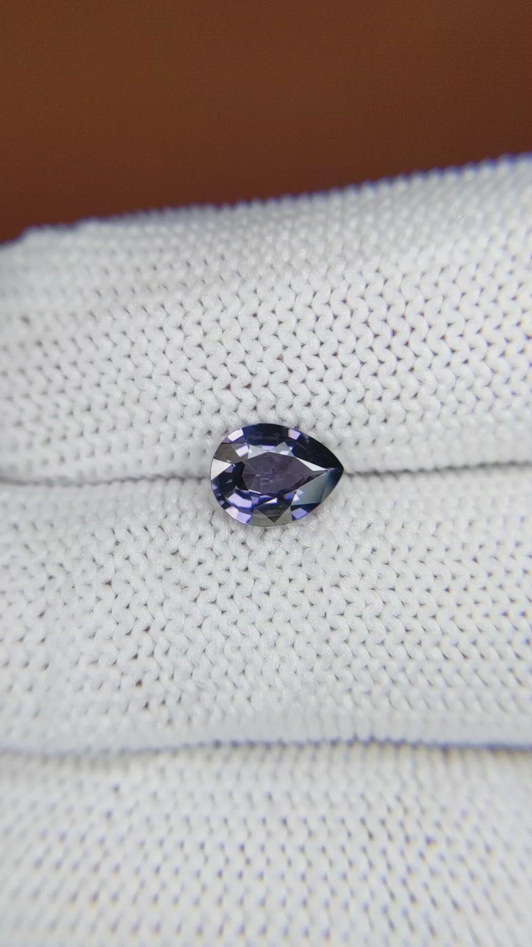 0.87 Ct. Purple Spinel from Ceylon (Sri Lanka) Size Video