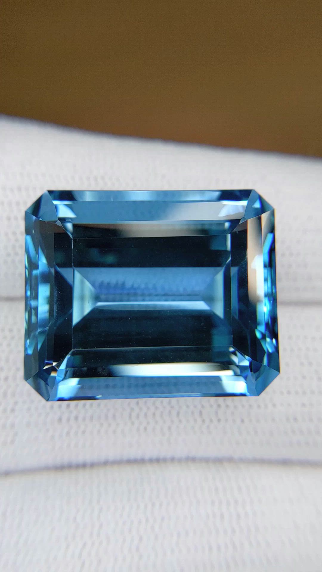 41.07 Ct. Blue Aquamarine from Brazil Size Video