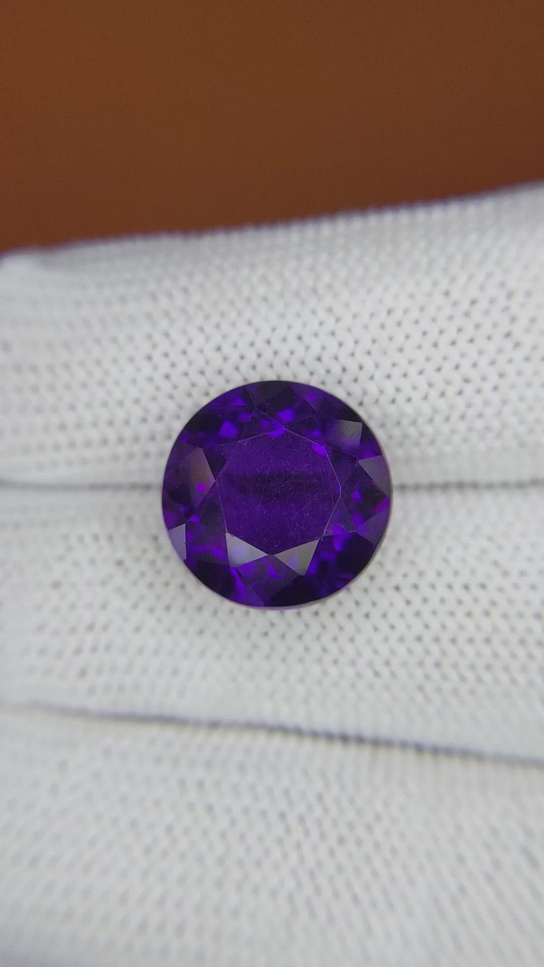 7.99 Ct. Purple Amethyst from Brazil Size Video