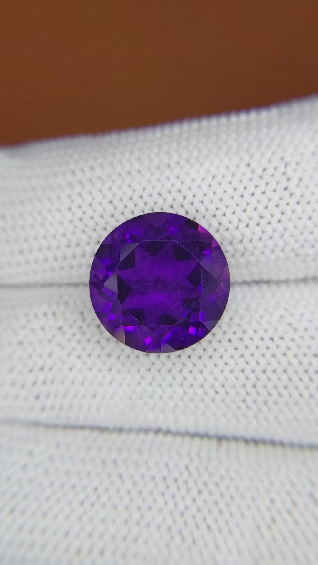 8.04 Ct. Purple Amethyst from Brazil Size Video