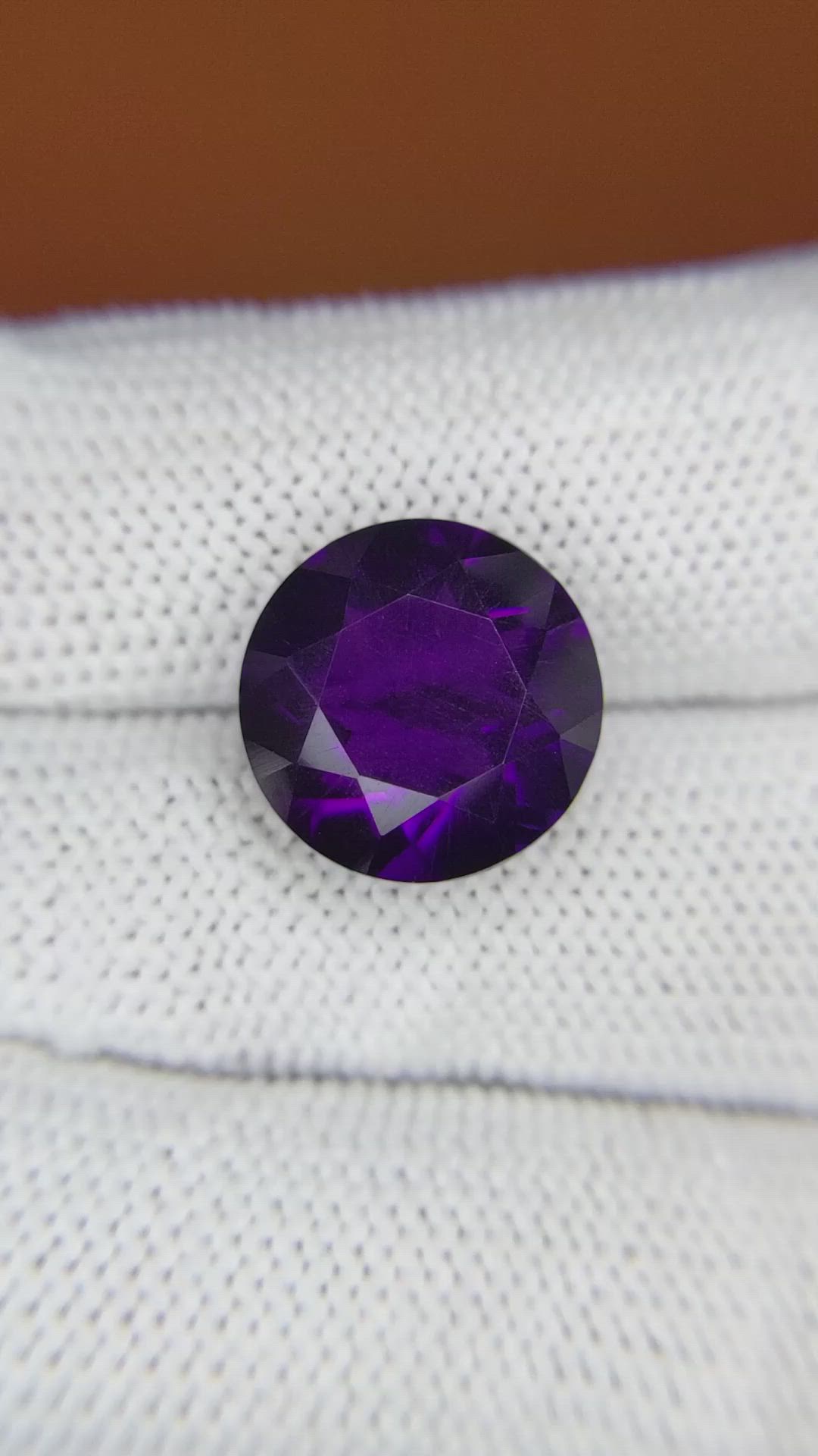 7.19 Ct. Purple Amethyst from Brazil Size Video