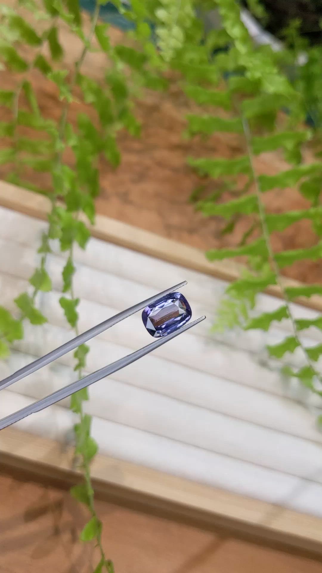 4.72 Ct. Violet Spinel from Burma (Myanmar) Size Video