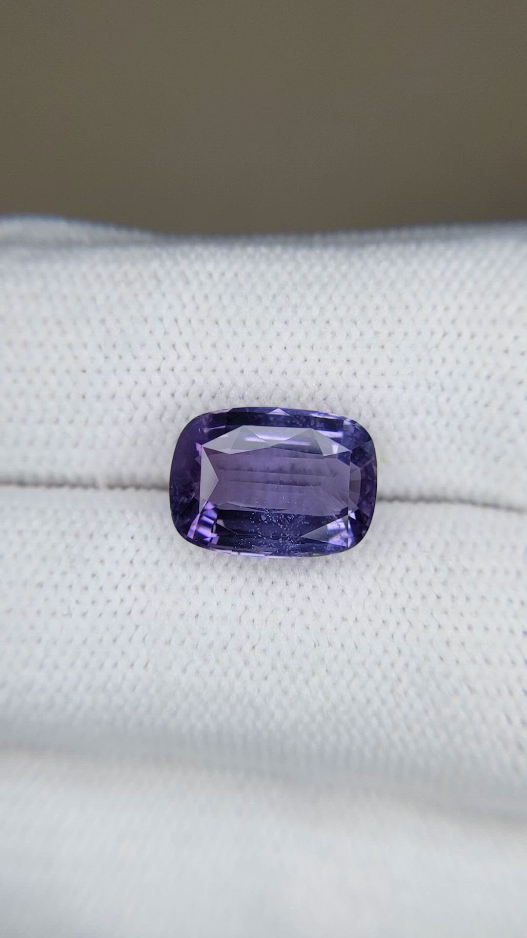 4.72 Ct. Violet Spinel from Burma (Myanmar) Size Video