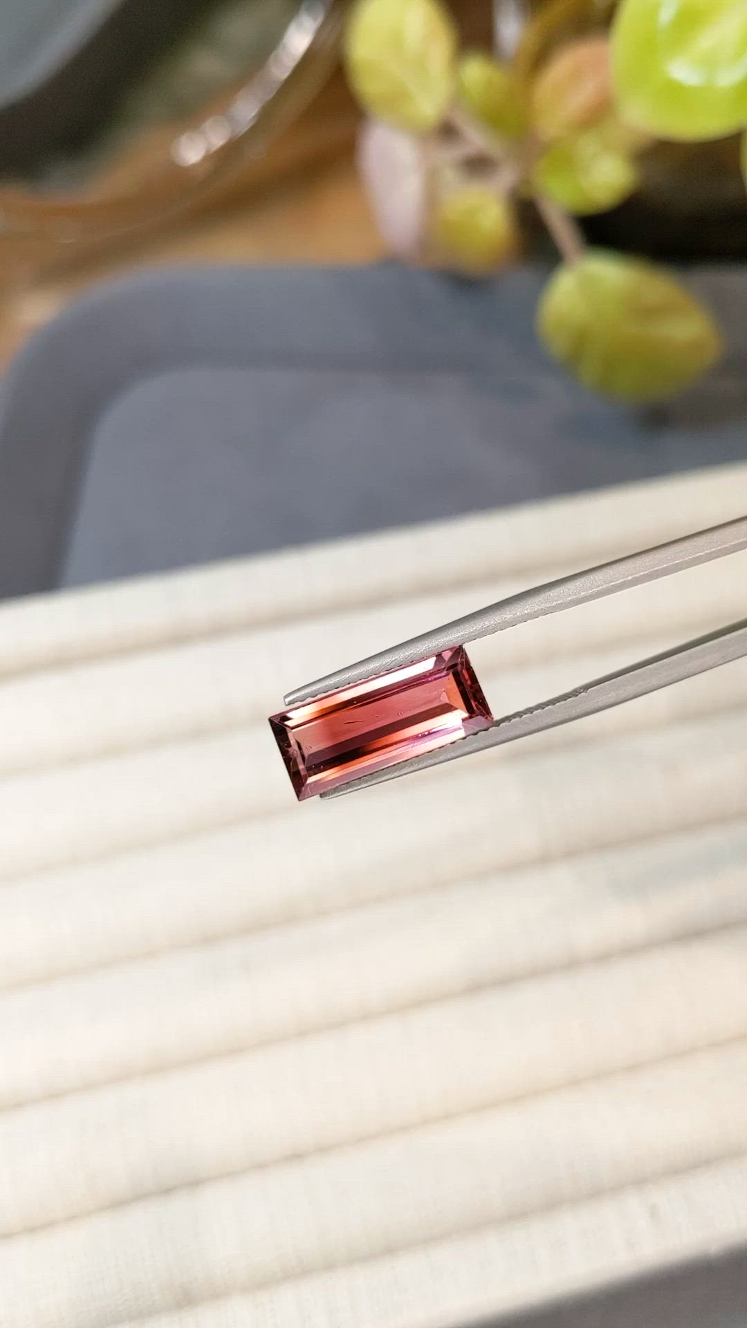 4.43 Ct. Bi Color Tourmaline from Mozambique Size Video