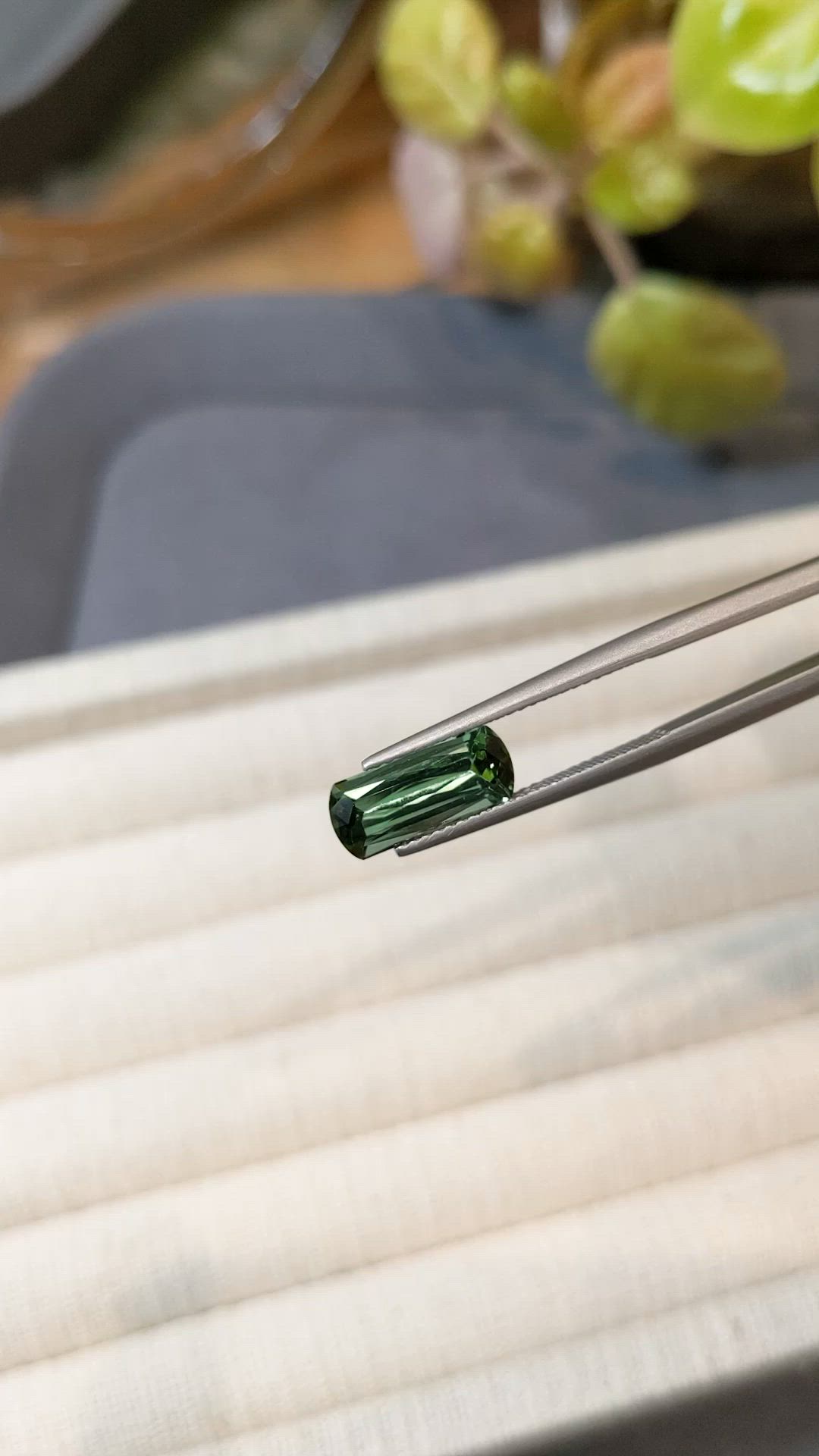 2.48 Ct. Green Tourmaline from Mozambique Size Video