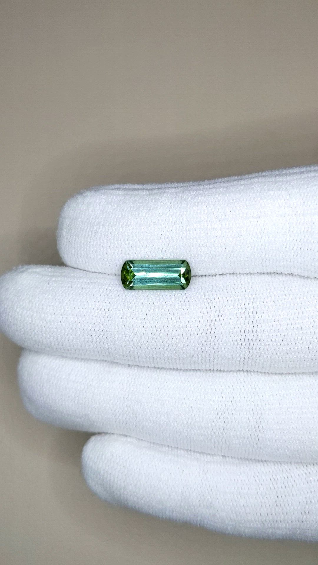 2.48 Ct. Green Tourmaline from Mozambique Size Video