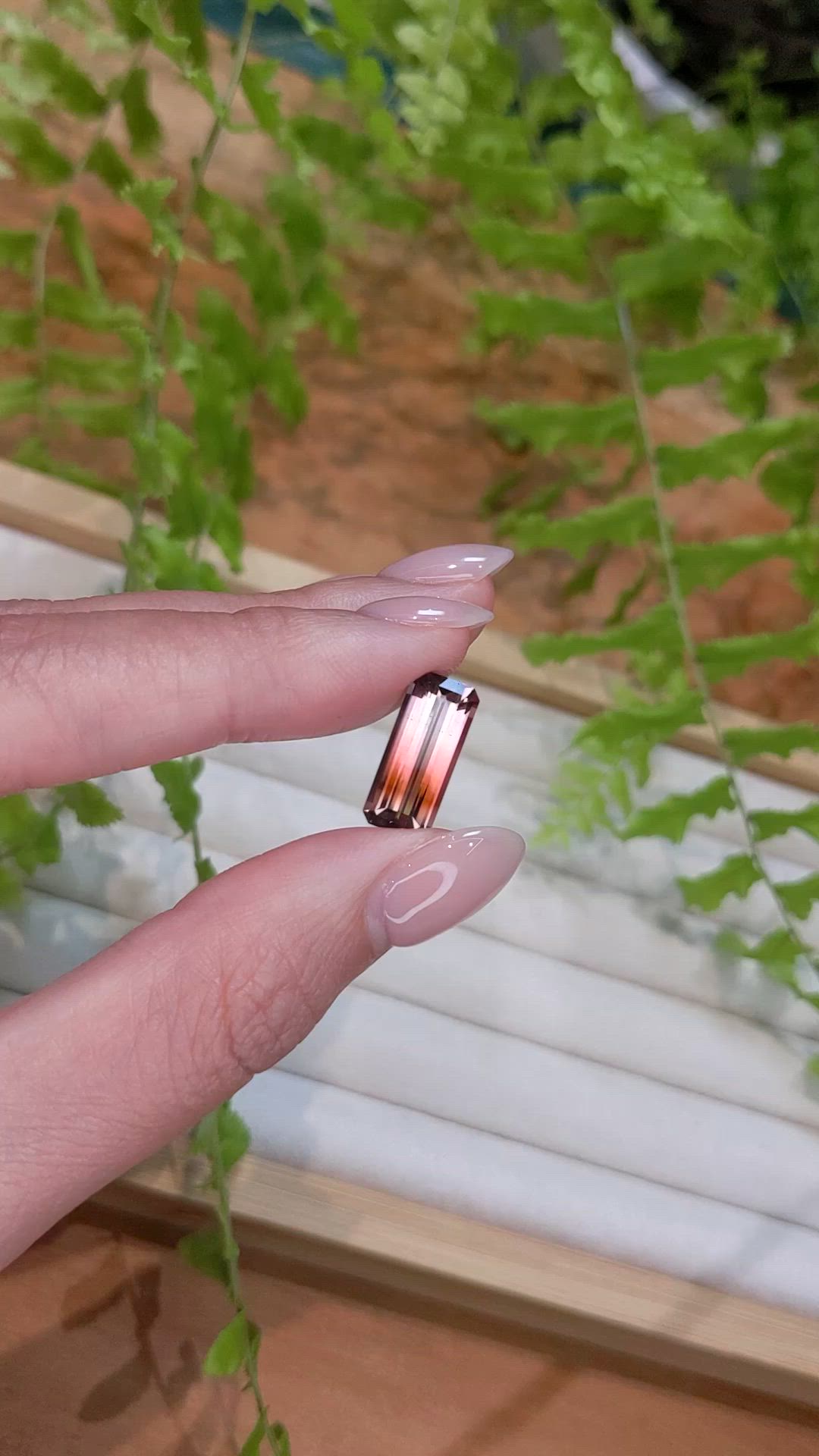 5.03 Ct. Brownish Pink Tourmaline from Mozambique Size Video