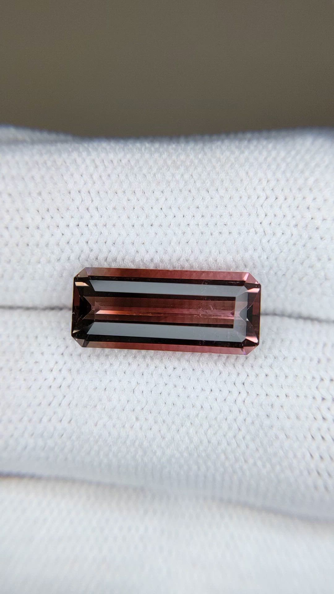 5.03 Ct. Brownish Pink Tourmaline from Mozambique Size Video