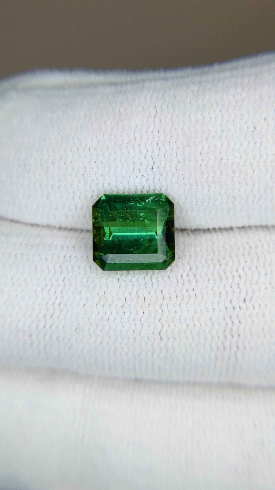 2.54 Ct. Green Tourmaline from Mozambique Size Video