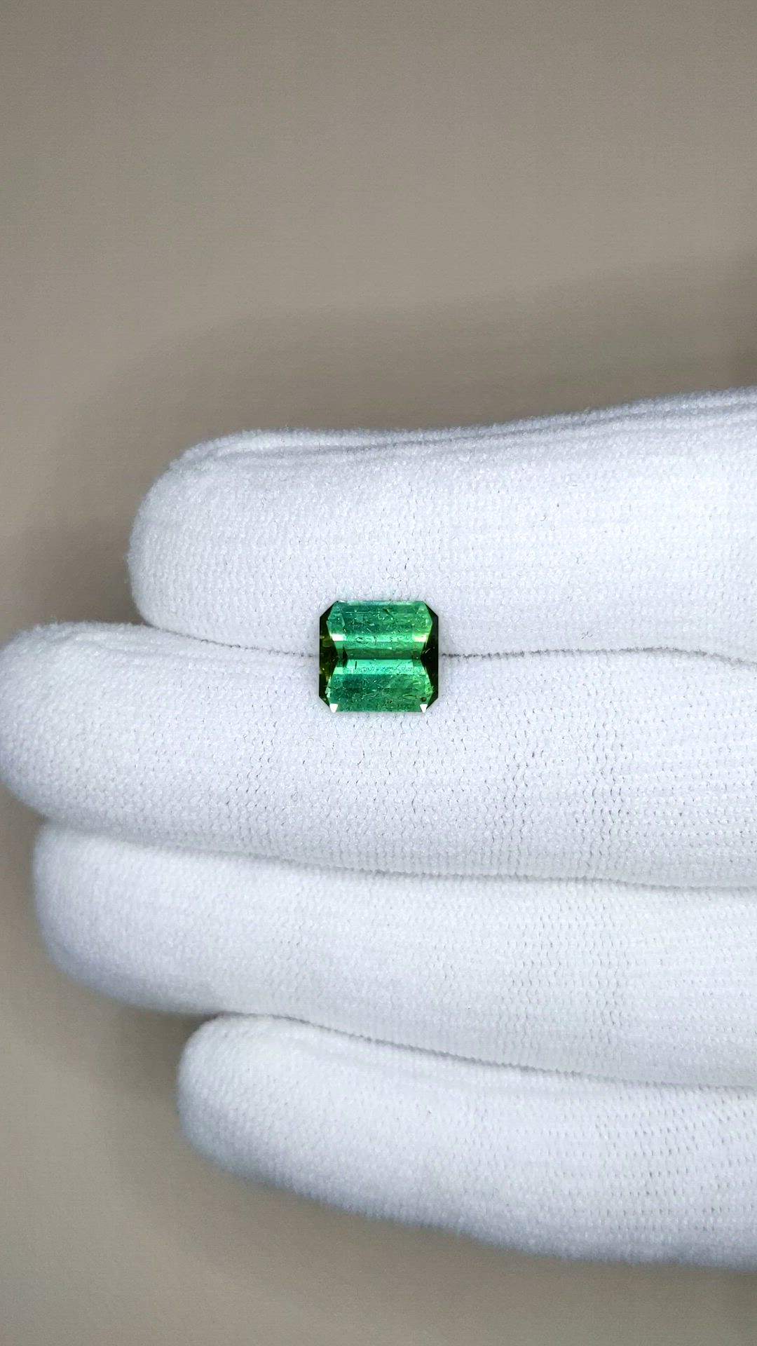 2.54 Ct. Green Tourmaline from Mozambique Size Video