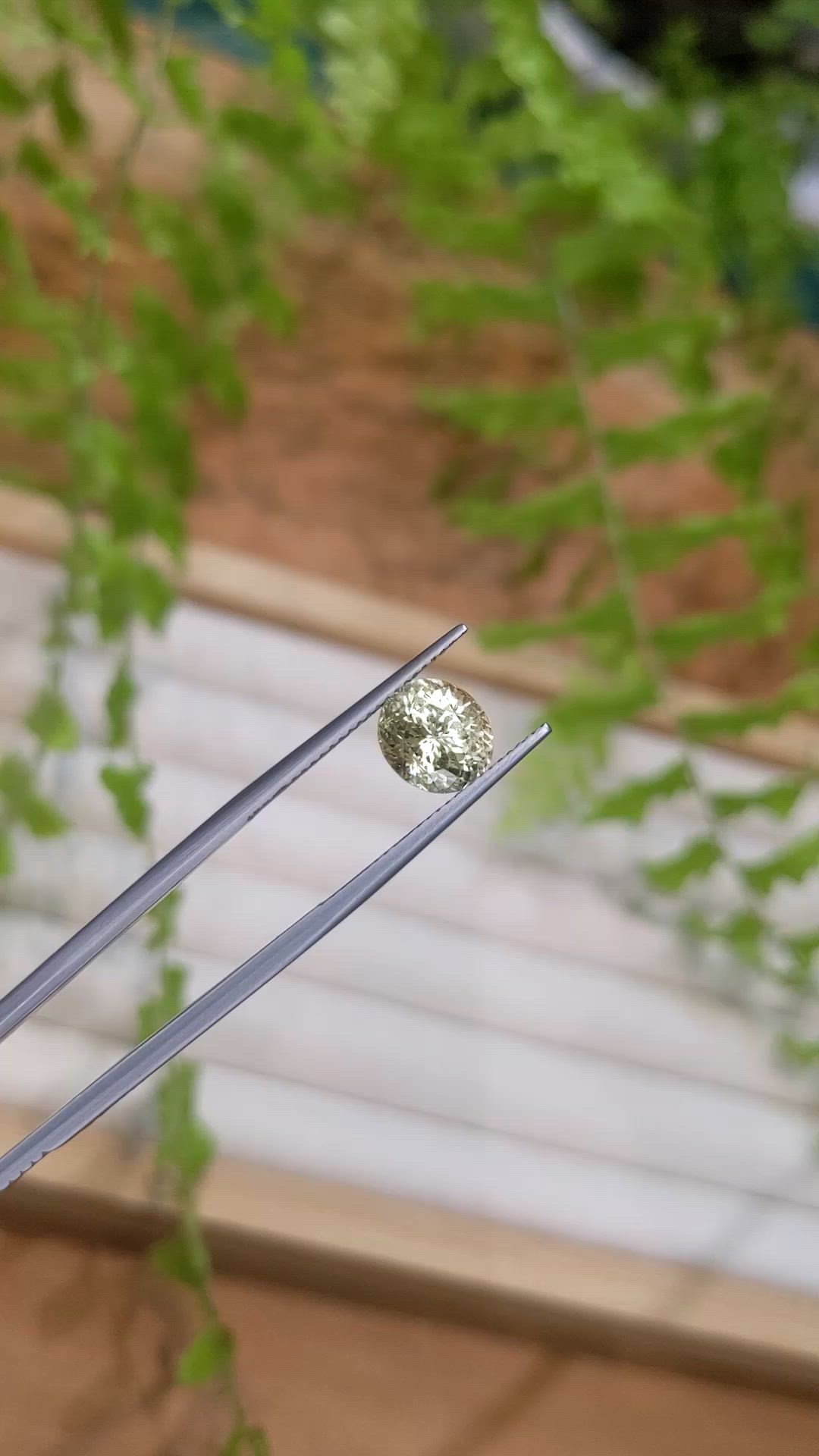3.00 Ct. Greenish Yellow Mali Garnet from West Africa Size Video