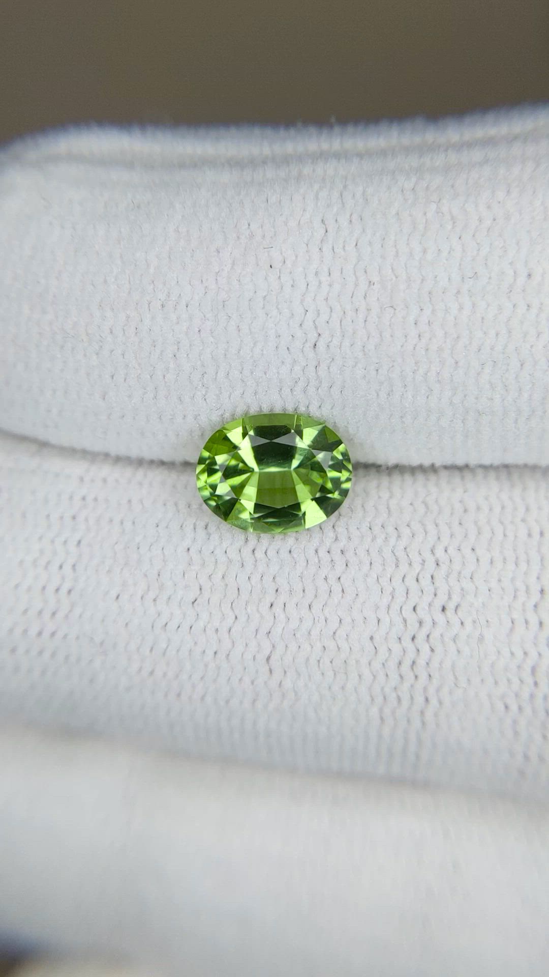 1.47 Ct. Green Chrome Tourmaline from Africa Size Video