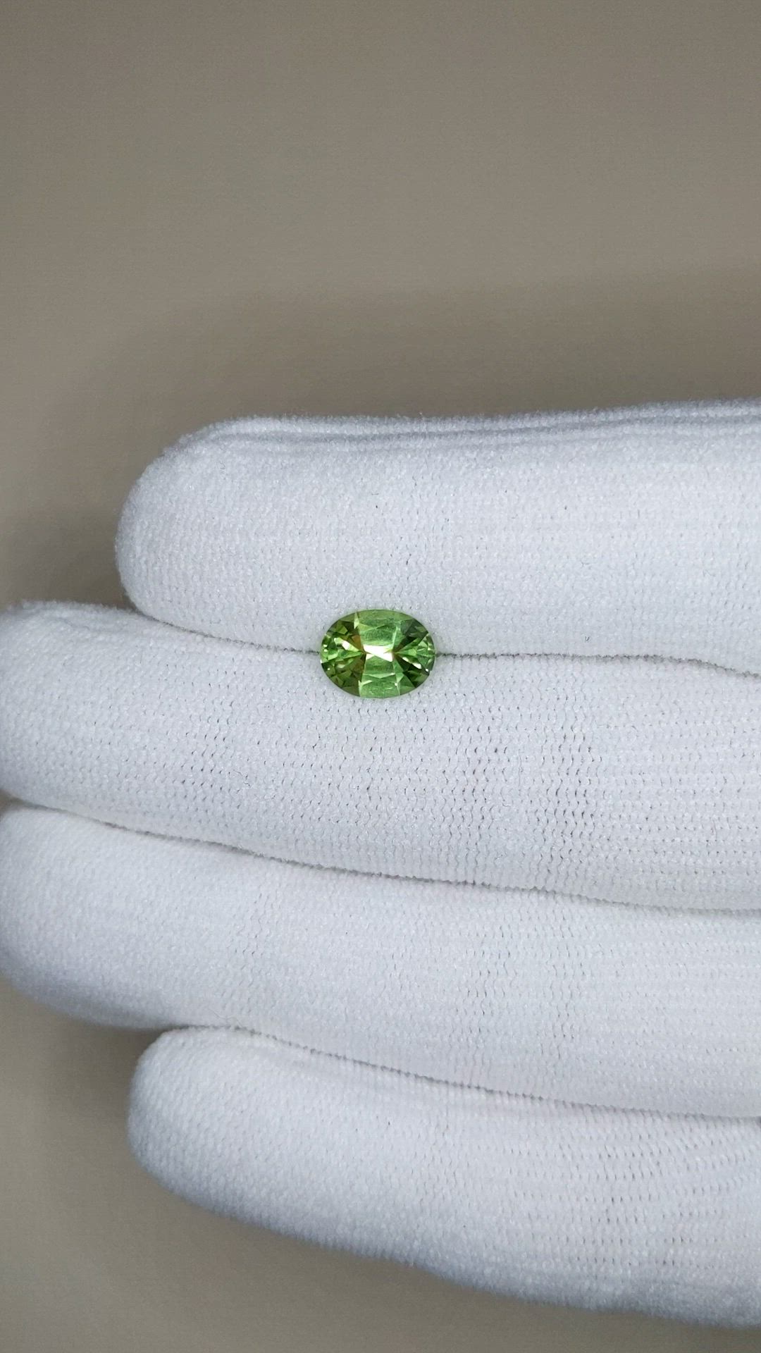 1.47 Ct. Green Chrome Tourmaline from Africa Size Video