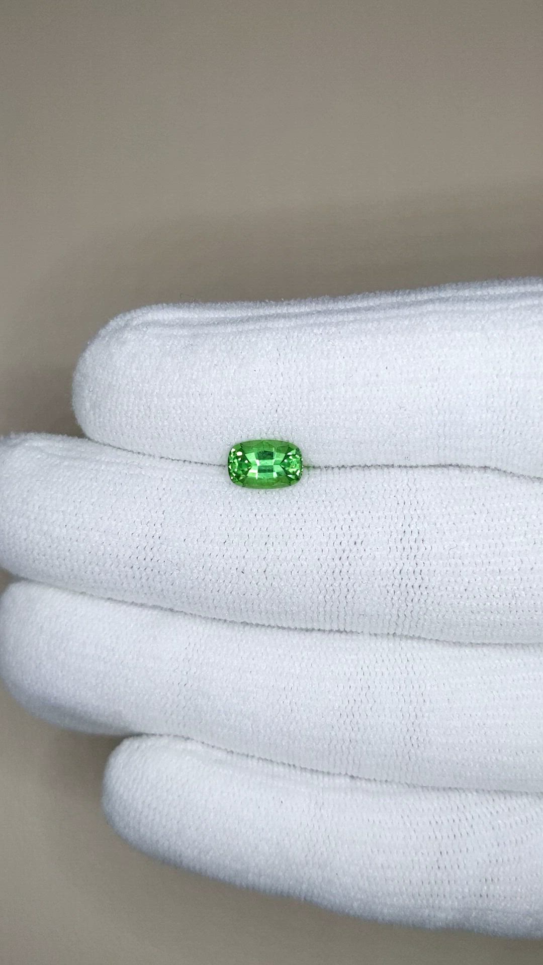 1.09 Ct. Green Chrome Tourmaline from Africa Size Video