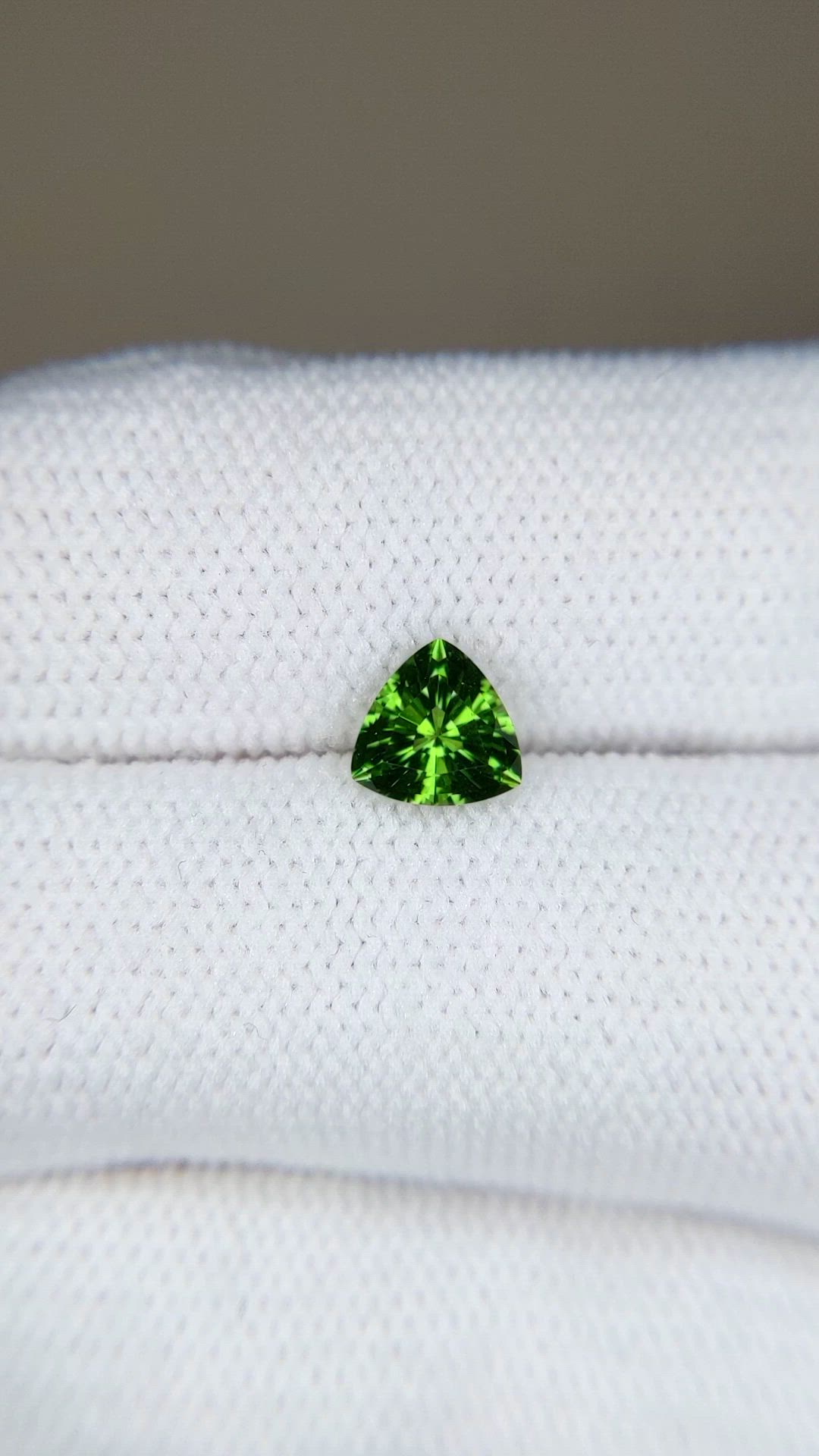 0.70 Ct. Green Chrome Tourmaline from Africa Size Video