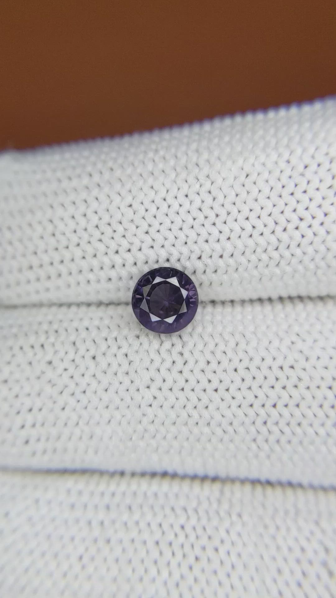 1.04 Ct. Pinkish Purple Spinel from Ceylon (Sri Lanka) Size Video