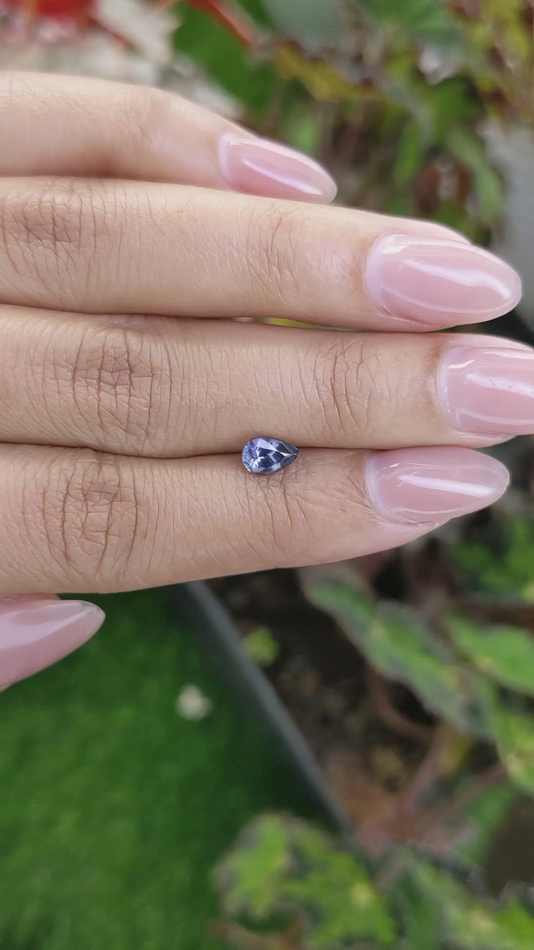 0.69 Ct. Blue Spinel from Ceylon (Sri Lanka) Size Video