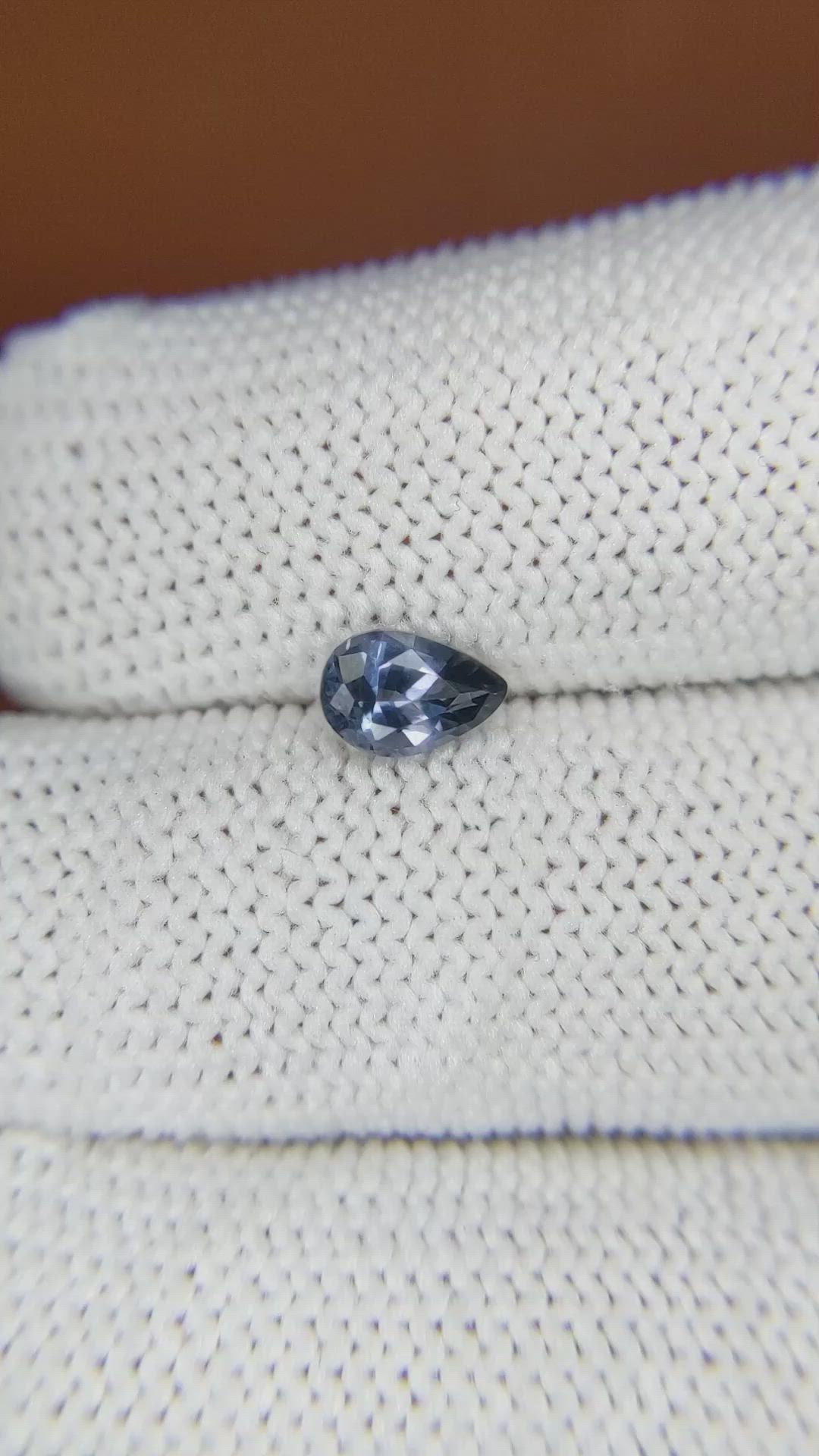 0.69 Ct. Blue Spinel from Ceylon (Sri Lanka) Size Video