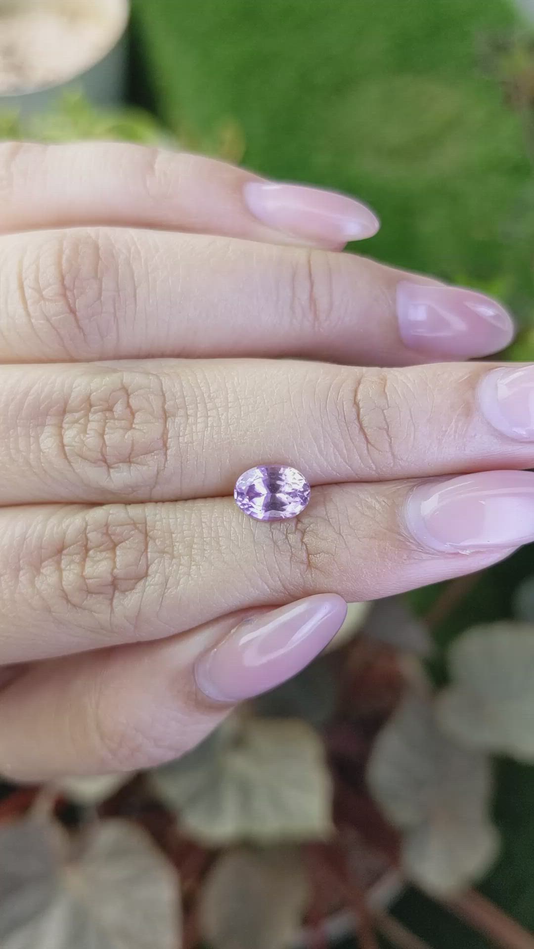 1.49 Ct. Purple Spinel from Ceylon (Sri Lanka) Size Video