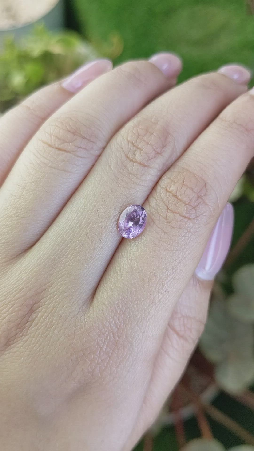 1.49 Ct. Purple Spinel from Ceylon (Sri Lanka) Size Video