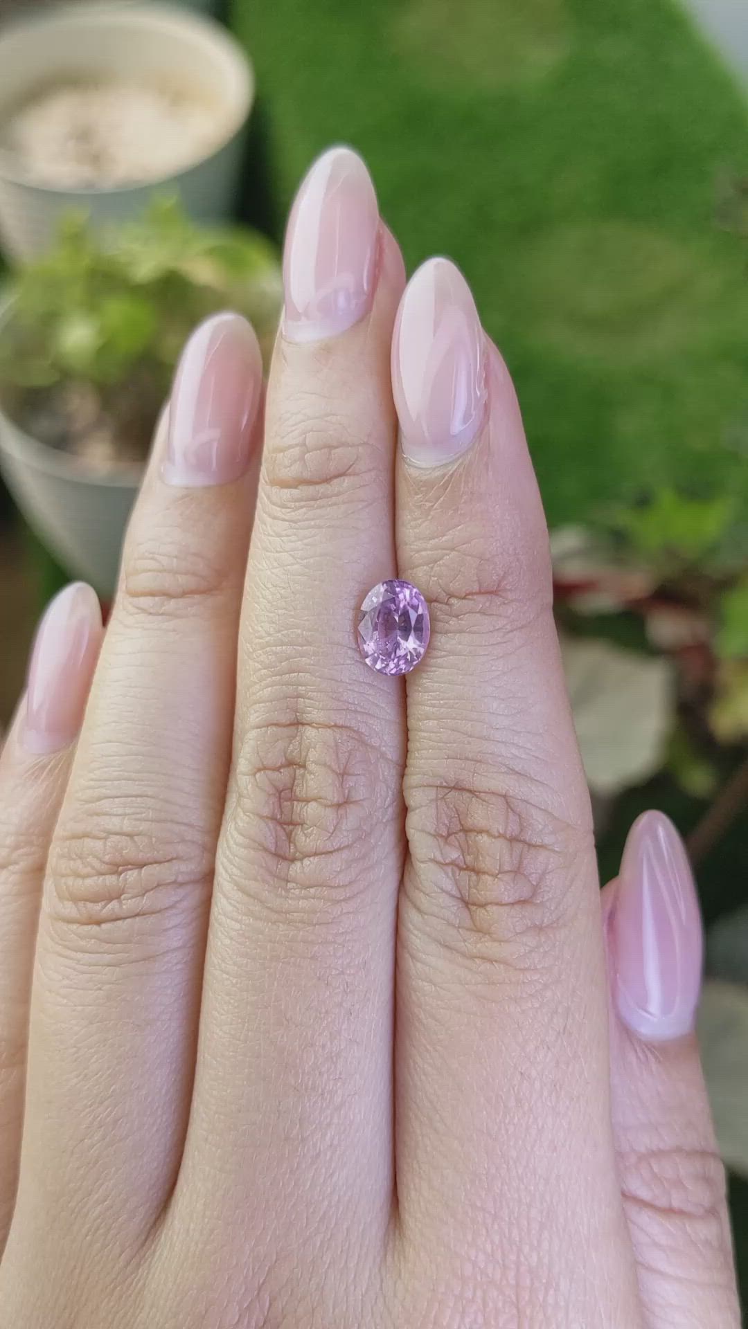 1.49 Ct. Purple Spinel from Ceylon (Sri Lanka) Size Video