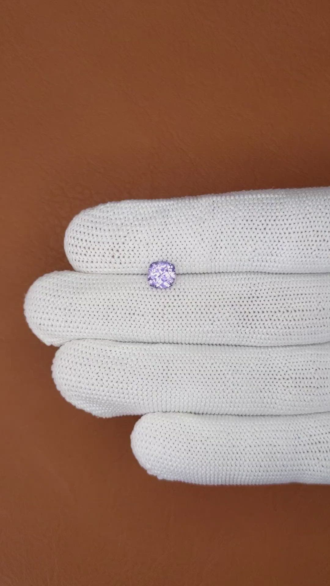 1.06 Ct. Bluish Purple Spinel from Ceylon (Sri Lanka) Size Video