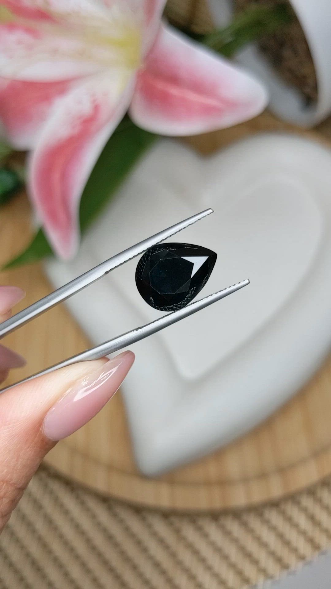 8.80 Ct. Blue Spinel from Ceylon (Sri Lanka) Size Video
