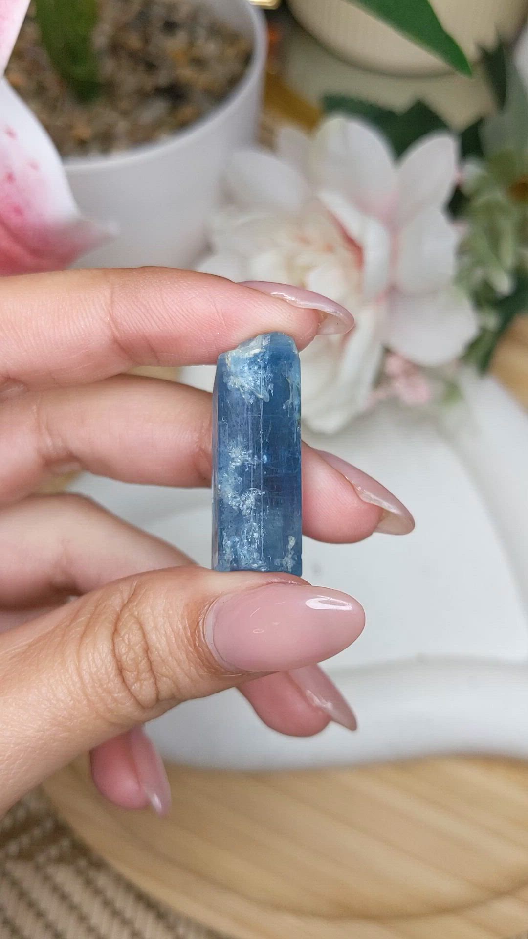 34.39 Ct. Blue Aquamarine from Brazil Size Video