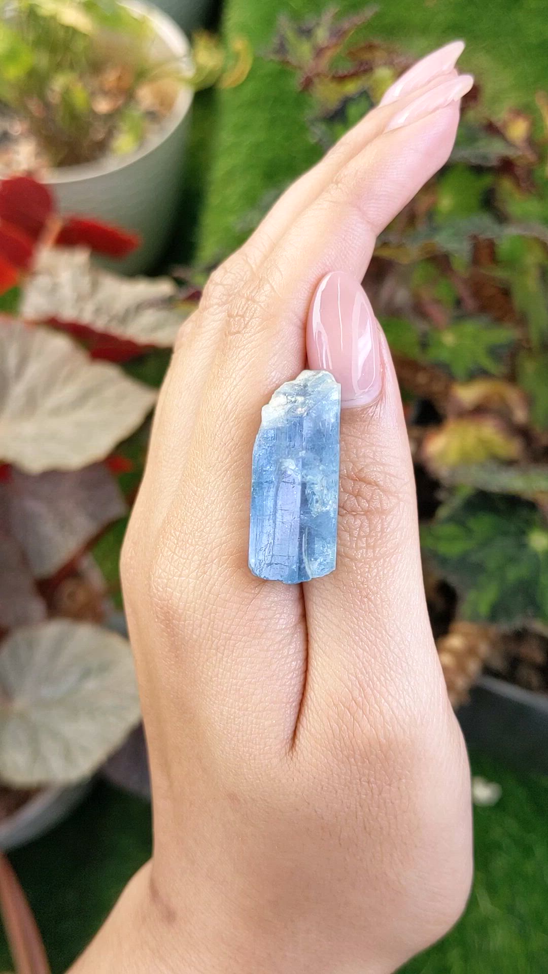 34.39 Ct. Blue Aquamarine from Brazil Size Video