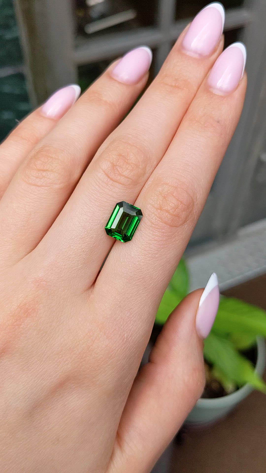 3.12 Ct. Green Tourmaline from Ceylon (Sri Lanka) Size Video