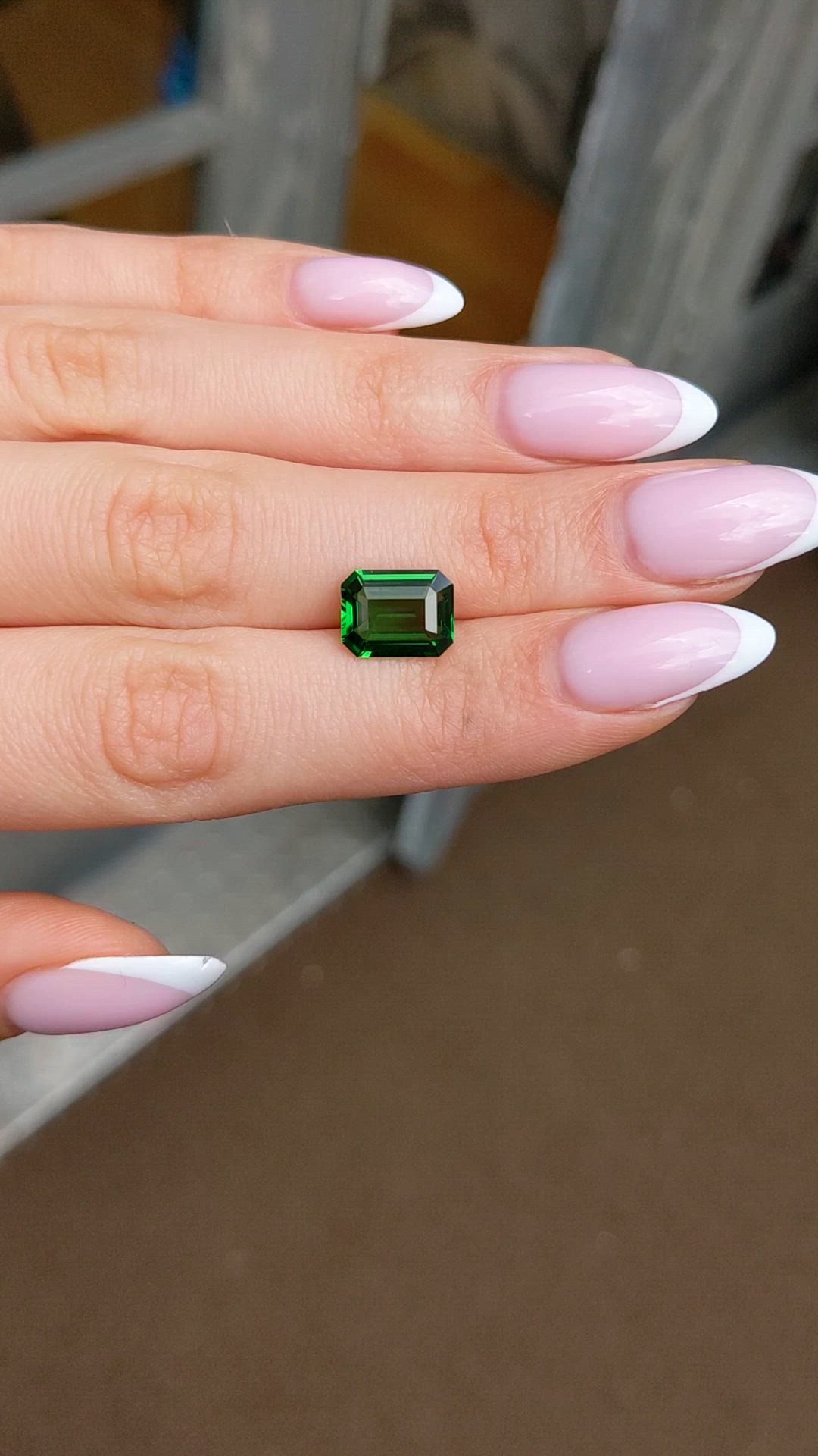 3.12 Ct. Green Tourmaline from Ceylon (Sri Lanka) Size Video