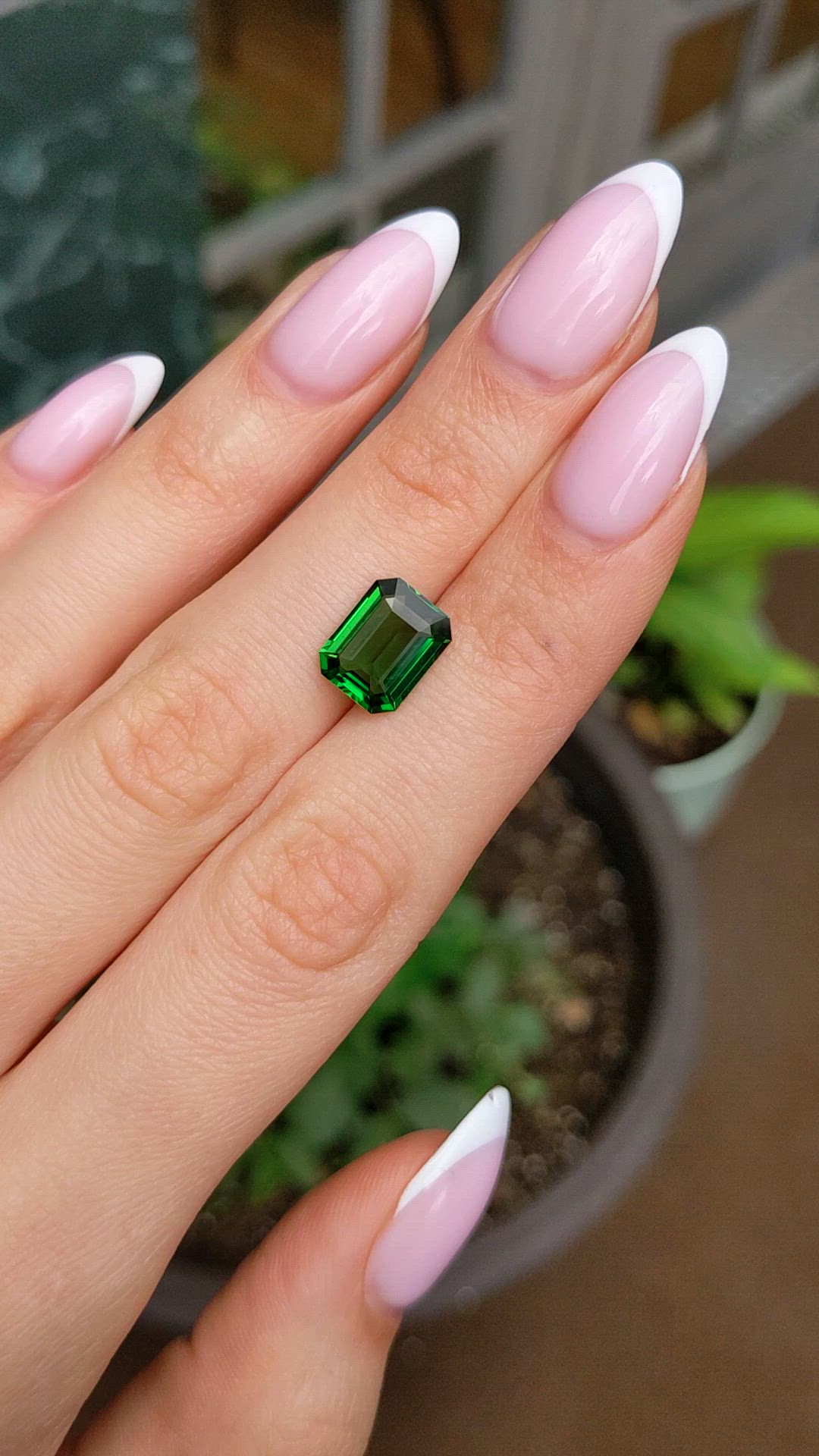 3.12 Ct. Green Tourmaline from Ceylon (Sri Lanka) Size Video