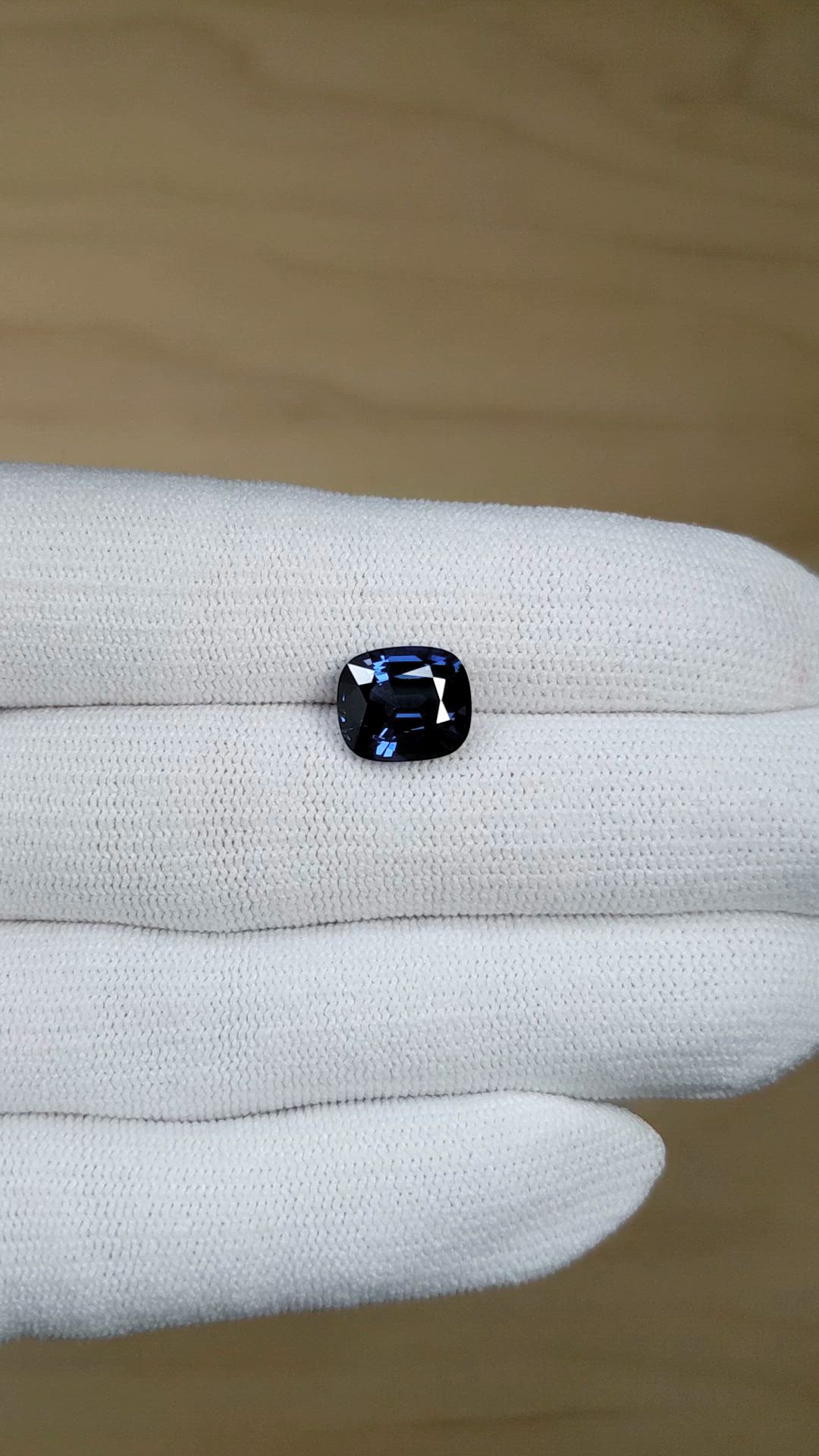 4.46 Ct. Purplish Blue Spinel from Ceylon (Sri Lanka) Size Video