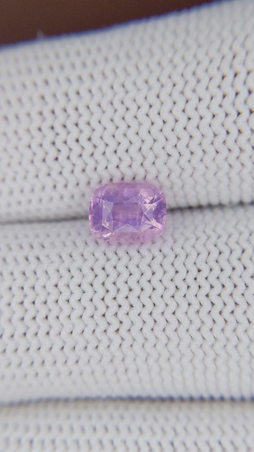 1.52 Ct. Pinkish Purple Spinel from Tanzania Size Video