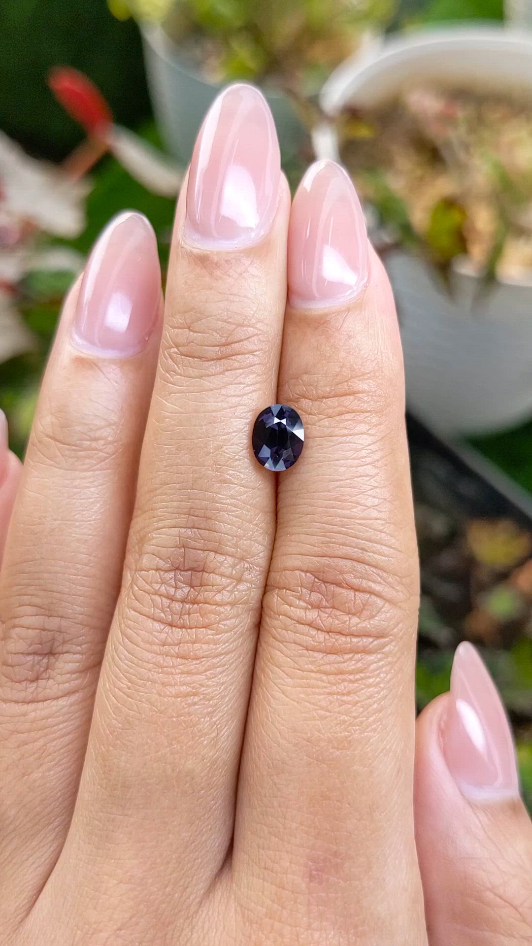 1.19 Ct. Purple Spinel from Ceylon (Sri Lanka) Size Video