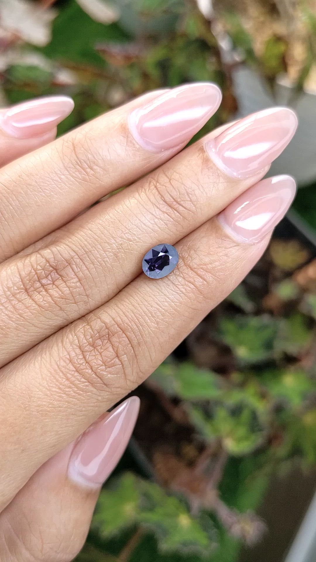1.19 Ct. Purple Spinel from Ceylon (Sri Lanka) Size Video