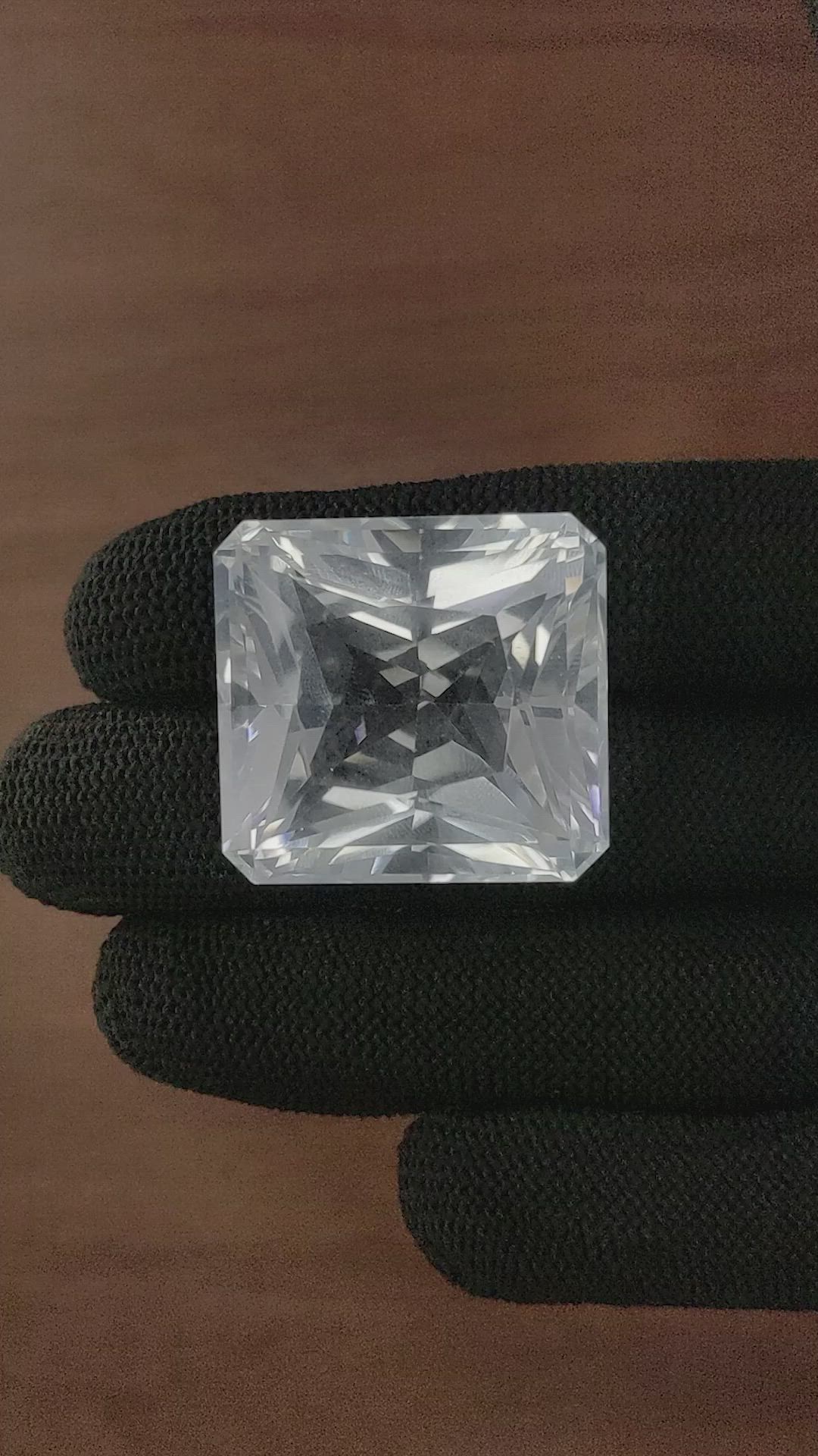 111.72 Ct. White Quartz Size Video